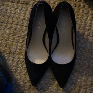 Nine West Black Suede Pumps